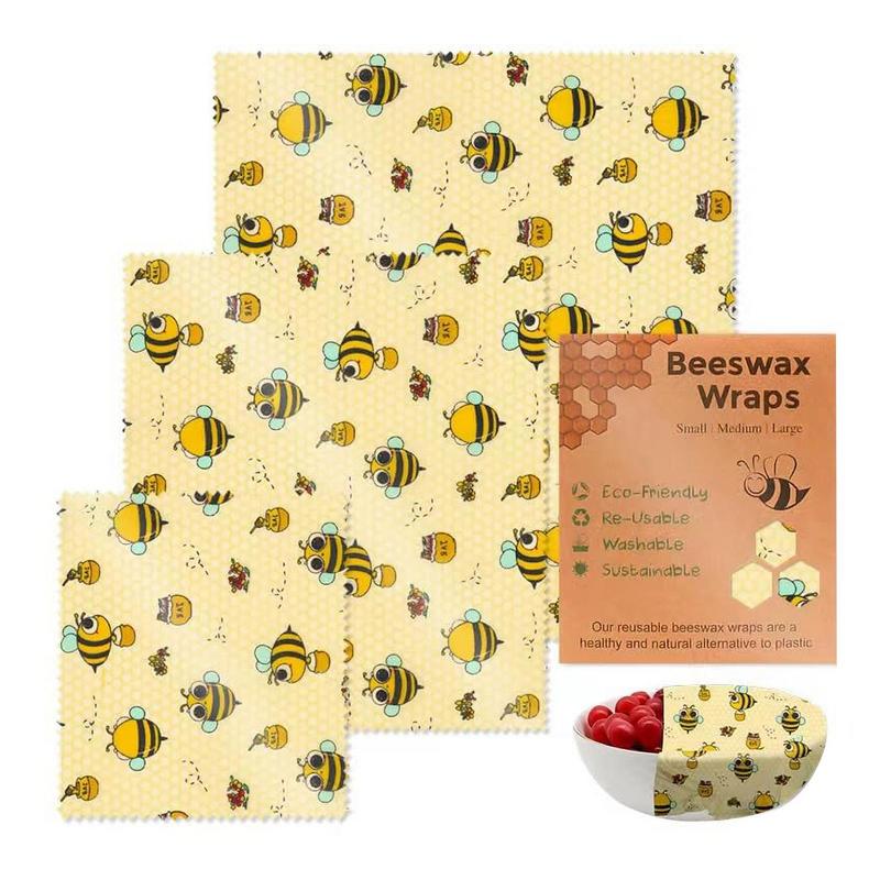 3pcs Reusable Food Fresh Keepi - Beeswax Wrap Reusable ulasan dan harga