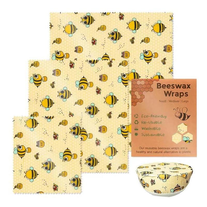 3pcs Reusable Food Fresh Keepi - Beeswax Wrap Reusable ulasan dan harga