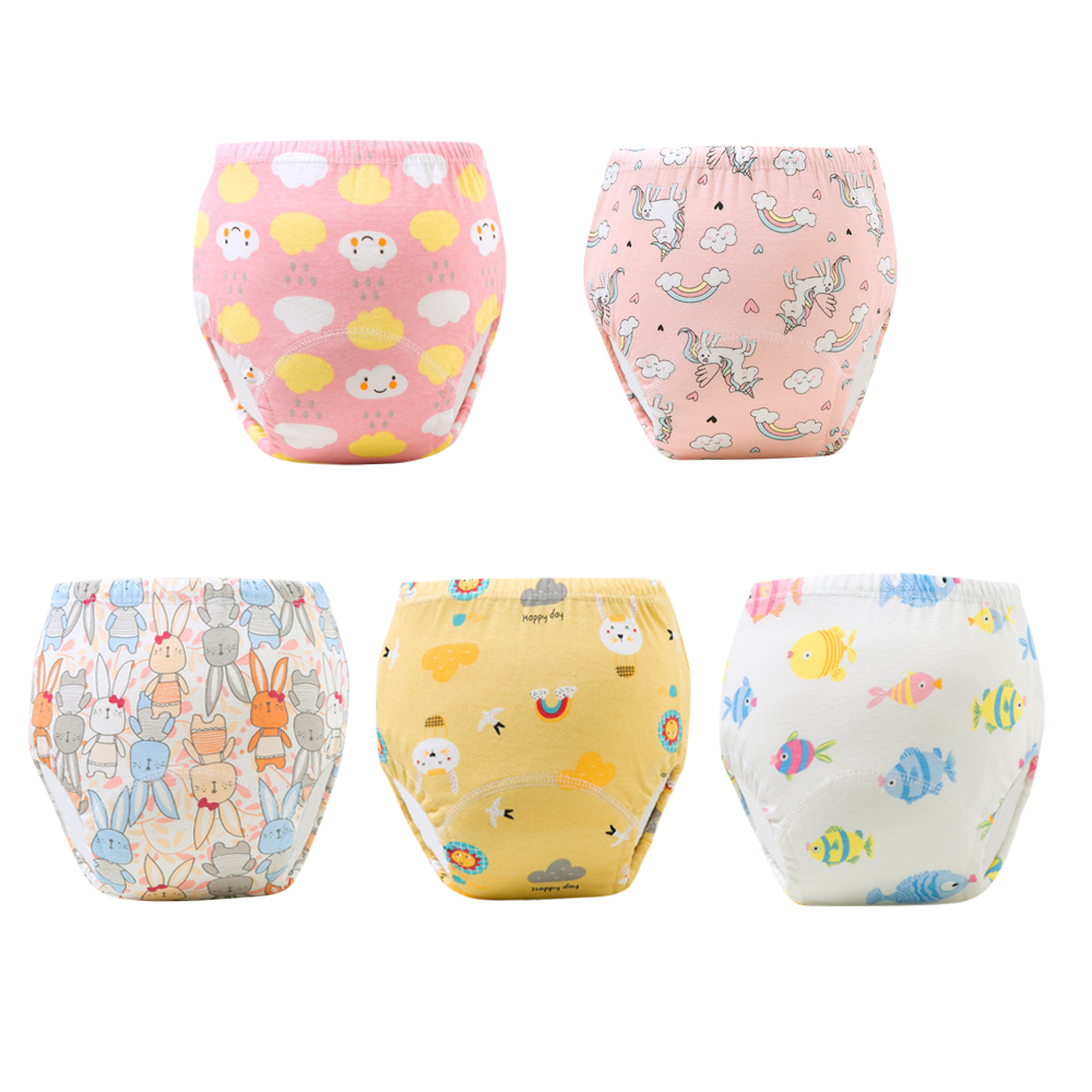 5pcs Baby Cotton Training Pant - Cloth Diaper Insert ulasan dan harga