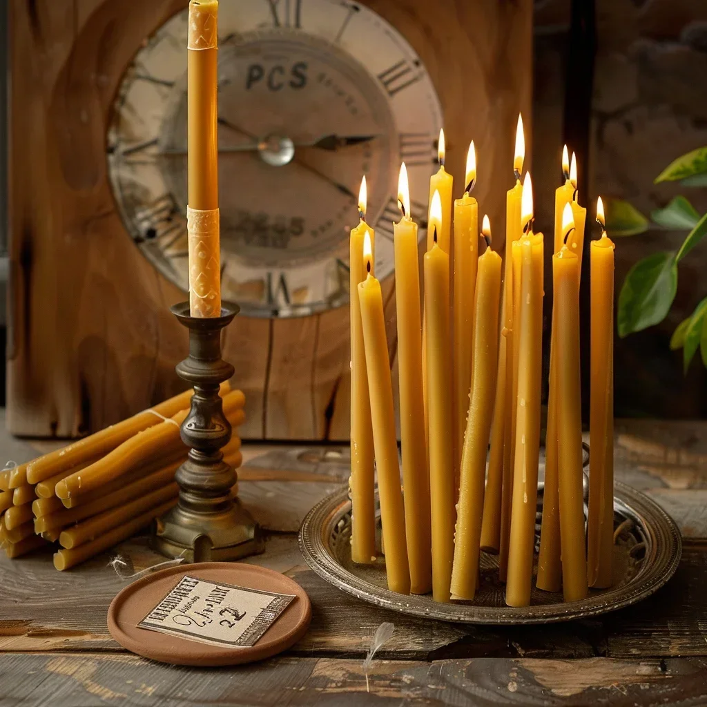 25PCS/1PACK Hanukkah Candle Na - Beeswax Wrap Reusable ulasan dan harga
