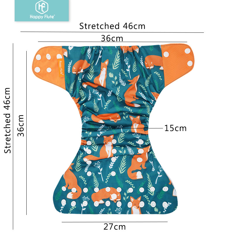 Happyflute 2023 4pcs/set Washa - Cloth Diaper Insert ulasan dan harga