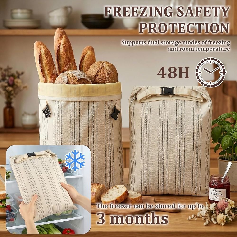 Reusable Beeswax Bread Bags Be - Beeswax Wrap Reusable ulasan dan harga
