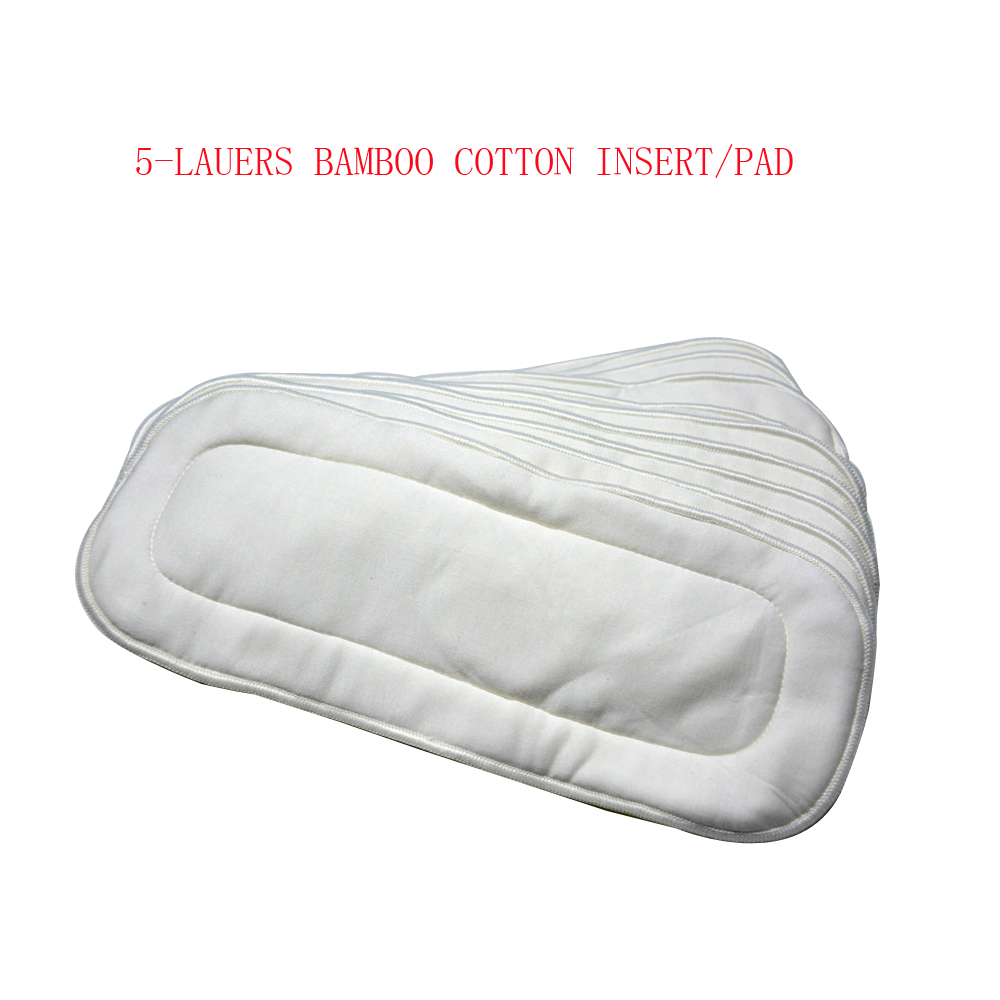 ( 5 Pieces A Lot) Organic Bamb - Cloth Diaper Insert ulasan dan harga